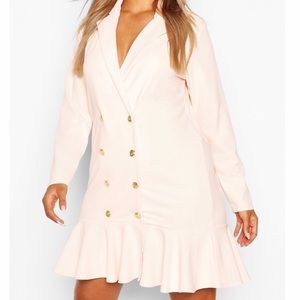 Blush pink dress (BOOHOO)